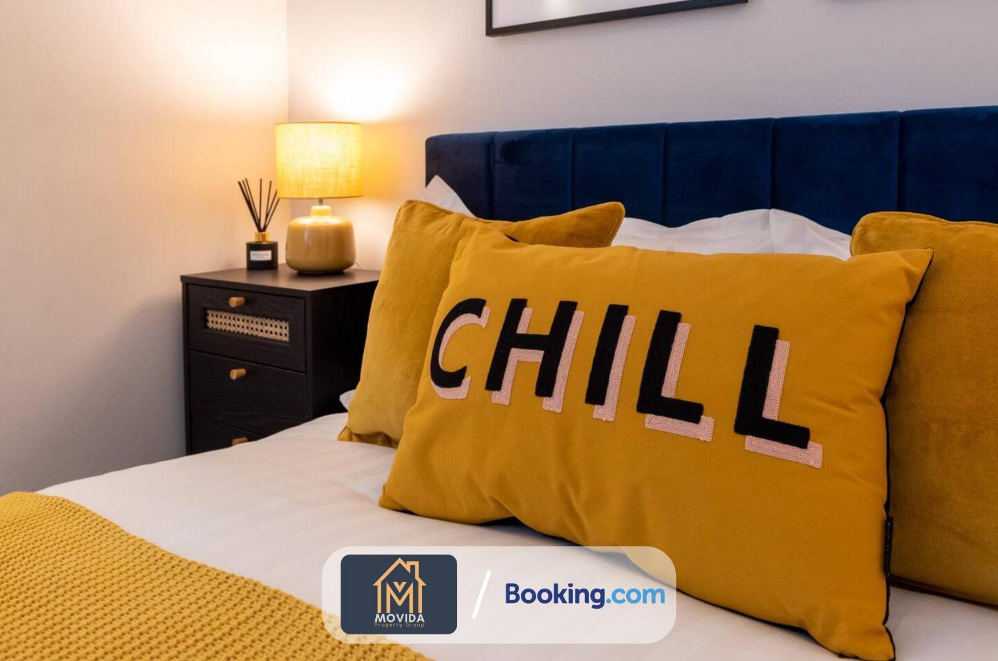 Stylish Two Bed Town Centre Apartment By Movida Property Group Short Lets & Serviced Accommodation With Parking Гаррогейт Екстер'єр фото