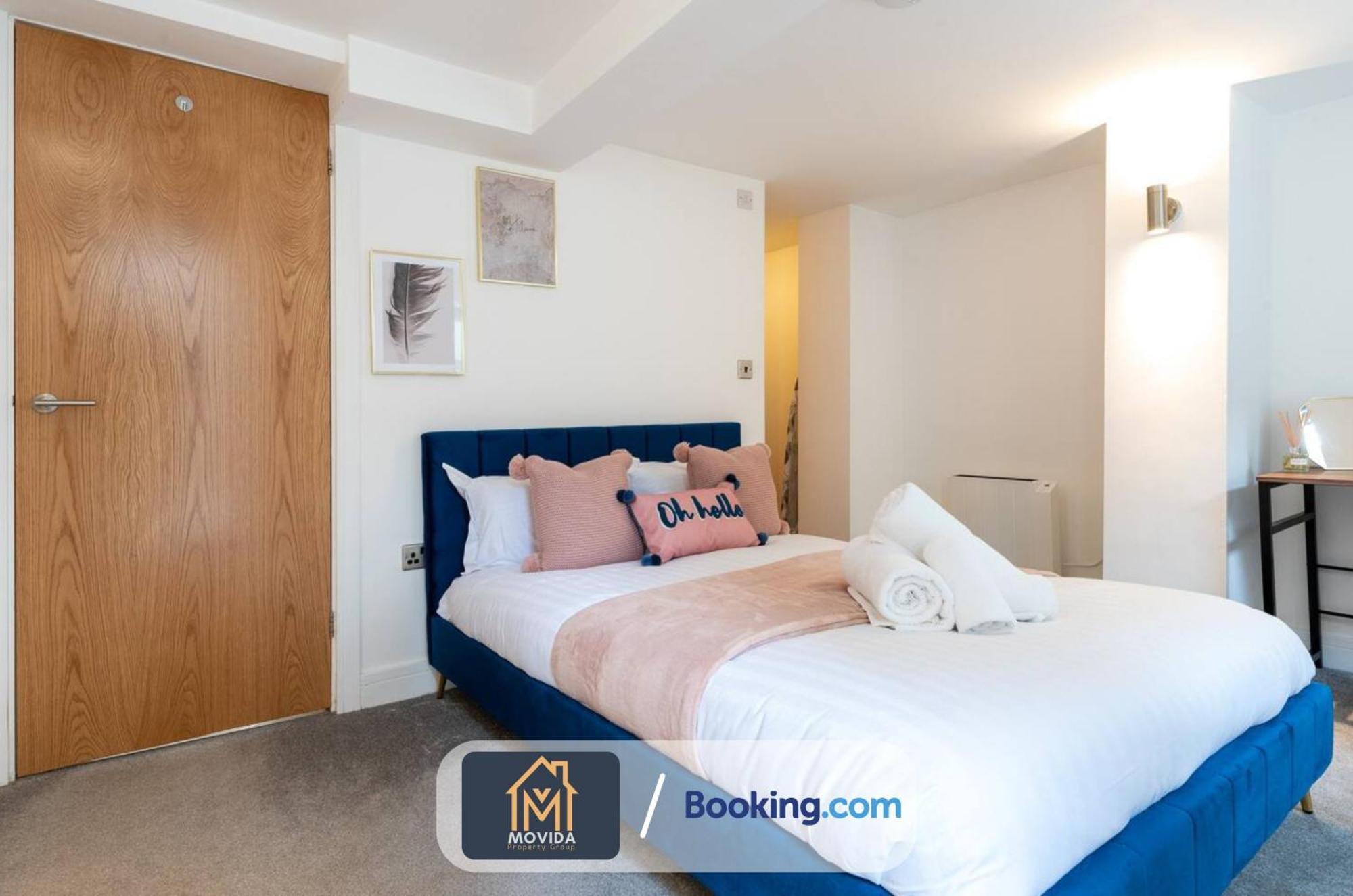 Stylish Two Bed Town Centre Apartment By Movida Property Group Short Lets & Serviced Accommodation With Parking Гаррогейт Екстер'єр фото