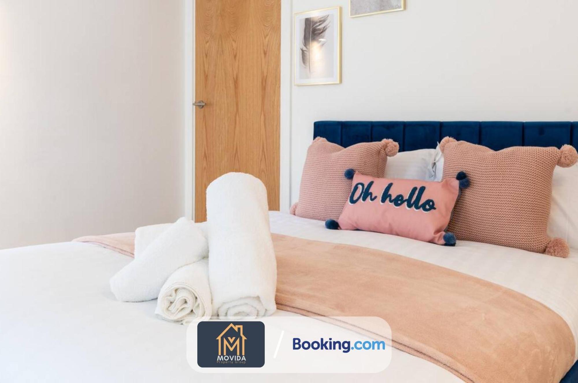 Stylish Two Bed Town Centre Apartment By Movida Property Group Short Lets & Serviced Accommodation With Parking Гаррогейт Екстер'єр фото