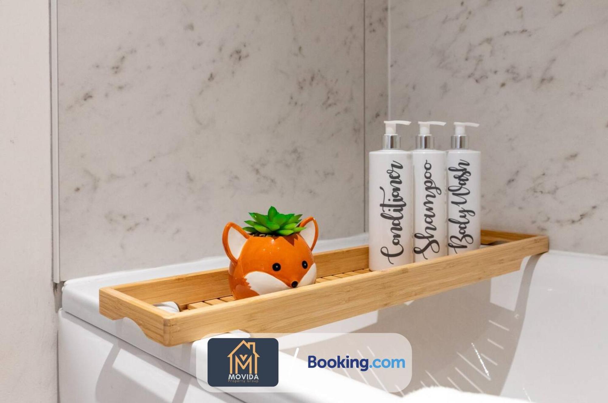 Stylish Two Bed Town Centre Apartment By Movida Property Group Short Lets & Serviced Accommodation With Parking Гаррогейт Екстер'єр фото