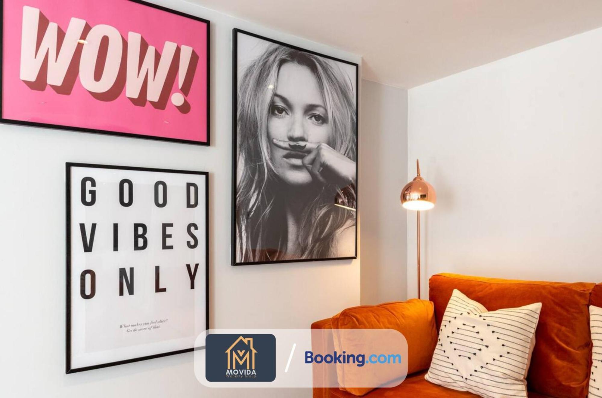 Stylish Two Bed Town Centre Apartment By Movida Property Group Short Lets & Serviced Accommodation With Parking Гаррогейт Екстер'єр фото